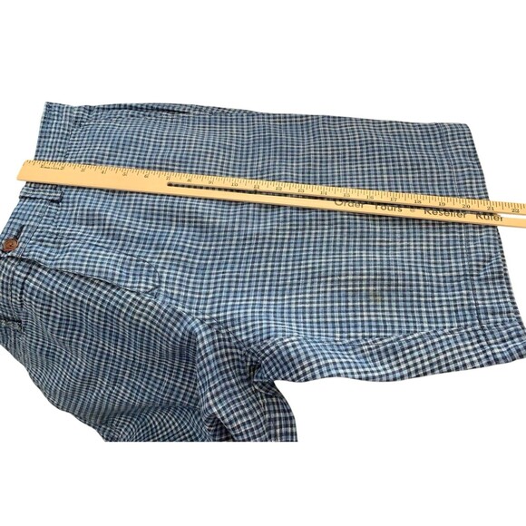 Tommy Bahamas Mens Shorts Size 33 80% Linen 20% Silk Golf Walking Vintage - Picture 7 of 12